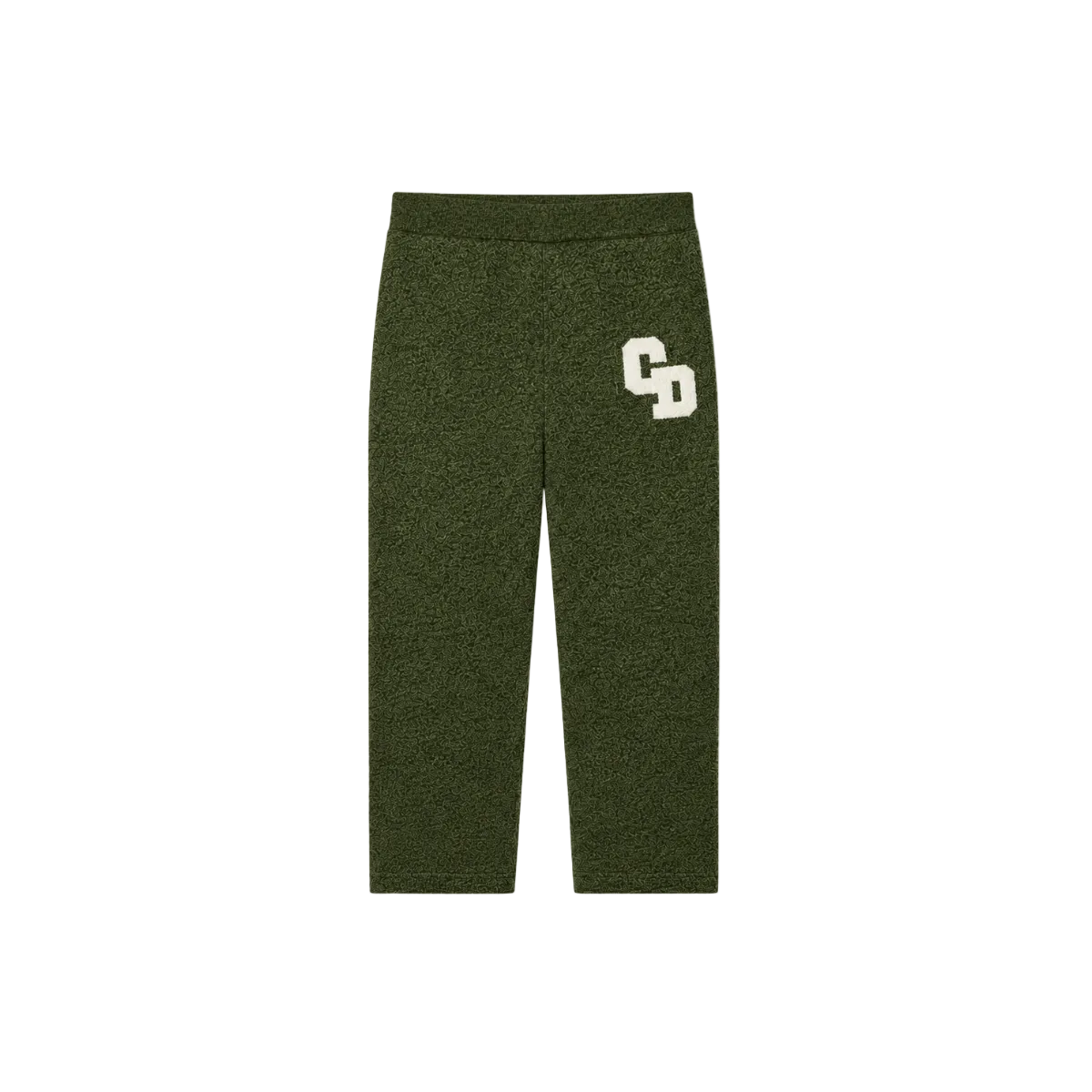 Front view of Cardair CD Logo Knit Olive Sweatpants